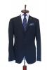 Sacou bleumarin cu dungi fine slim fit gentlemen`s