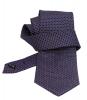 Cravata bleumarin cu model rectangular - nou!