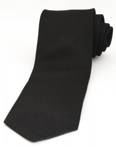 Cravata neagra cu tesatura pretioasa