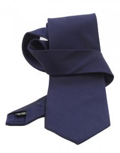 Cravata bleumarin cu dungi