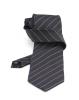Cravata gri inchis cu dungi bleu - nou!