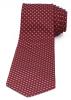 Cravata rosu inchis cu desen alb