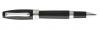 Roller montegrappa fortuna - rhodium pl. & black -