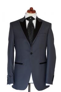 Sacou smoking Slim Fit Gentlemen`s Corner - Lincoln gri - NOU!