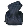 Cravata matase Six-Fold Gentlemen`s Corner - White Dots Navy - NOU!