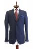 Sacou albastru deschis texturat slim fit gentlemen`s corner