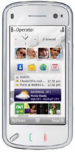 Nokia N97 White + card microSD 8GB + Garmin ( Harta Europei )