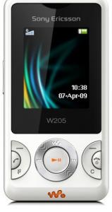 Sony Ericsson W205 Creamy White