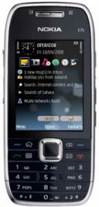 Nokia E75 Silver Black + Garmin ( Harta Europei )