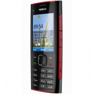 Nokia x2 red on black