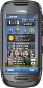 Nokia C7 Charcoal Black + Garmin ( Harta Europei )