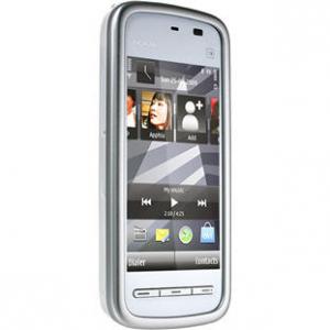 Nokia 5230 Navigation Edition Black Chrome + Suport Auto + card microSD 8GB + Garmin ( Harta Europei )