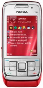 Nokia E66 Red + card microSD 4GB + Garmin ( Harta Europei )