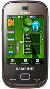Samsung B5722 Dual Sim Dark Brown