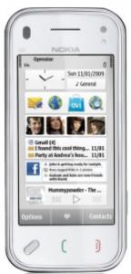 Nokia N97 Mini White Navigation edition+ card microSD 4GB + Garmin ( Harta Europei )