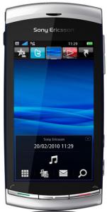 Sony Ericsson Vivaz Silver Moon + card microSD 8GB + Garmin ( Harta Europei )