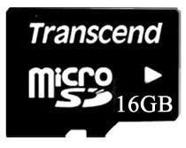 Transcend microSDHC Card 16GB