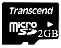 Transcend microSDHC Card 2GB