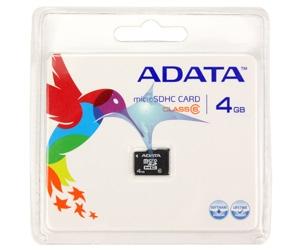 Adata microSDHC Card 4GB