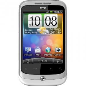 HTC Wildfire White + card microSD 8GB + IGO ( Harta Europei )