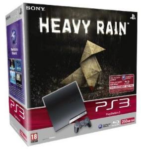 Sony PlayStation PS3 Slim 250GB +  Heavy Rain