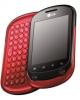 Lg optimus chat black on red