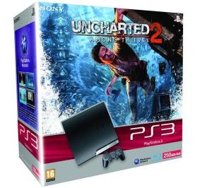 Sony PlayStation PS3 Slim 250GB +  Uncharted II