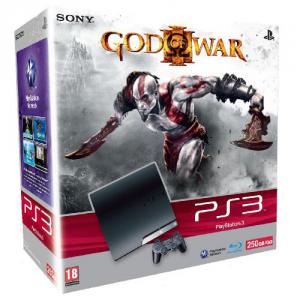 Sony PlayStation PS3 Slim 250GB + God of War III