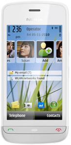 Nokia C5-03 White Aluminum Grey+ card microSd 8GB + Garmin ( Harta Europei )