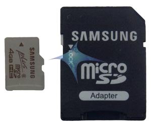 Samsung microSDHC Card 4GB Plus