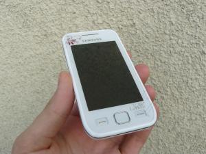 Samsung S5750 Wave575 White La Fleur Edition