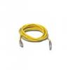 BELKIN Crossover Cable (RJ-45 (Male) - RJ-45 (Male) Unshielded Twisted Pair, EIA/TIA-568 Category 5e, Gold Plated Connectors/Molded/Snagless, 3m, Yellow)