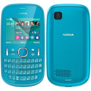 Telefon Mobil Nokia 201 Asha Blue