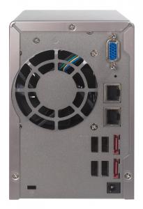 Tower - 2 Bay NAS,  2.5" or 3.5" HDD SATA Hot Plug,  Intel Atom D525 1.80GHz CPU,  1GB DDRII RAM,  2x Gb