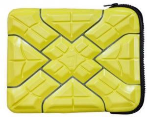 G-FORM Extreme Sleeve Macbook/PC 13",  13.3" and 14" (Yellow) X Pattern