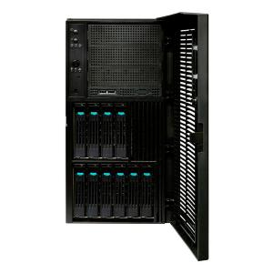 Server Chassis INTEL SC5600BRP, Tower, 5U Rack-Mountable with optional rack kit, up to 10 fixed drives, upgradeable to 10 Hot-Swap drives (SAS/SATA), 7 slots, 2xUSB2.0, Redundant 1+1 PSU 750W, supports S5520HC, S5500HCV, Black