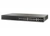 24-port 10/100 poe stackable managed switch w/gig