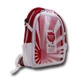 Backpack CANYON for notebooks 15.6”, White/Red with Red Rising Sun