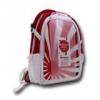 Backpack CANYON for notebooks 15.6â, White/Red with Red Rising Sun