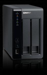Tower - 2 Bay NAS,  2.5" or 3.5" no HDD SATA Hot Plug,  Marvell 2.0GHz CPU,  DDRIII 512MB RAM,  Gbit LAN