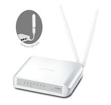 Wireless Router 802.11n 150Mbps 3/3.75G with 4P 10/100M Switch,  1*USB2.0,  iQoS bandwidth management