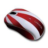 Input Devices - Mouse CANYON CNL-MSOW07 Rising Sun (Wireless 2.4GHz, Optical 1000dpi,3 btn,USB), Red/White