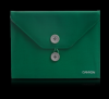 Sleeve for ipad2 / new ipad (green),  made of durable canvas