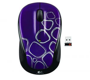 Mouse Logitech Wireless M325 Purple Pebbles