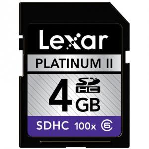 Card de Memorie Lexar 100X SDHC 4GB Class 6