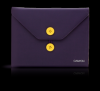 Sleeve for iPad2 / New iPad (Purple),  made of durable canvas material