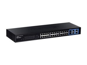 Switch TRENDNET TEG-424WS 24-Port 10/100Mbps Web Smart Switch w/ 4 Gigabit Ports