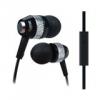 Headphones cygnett atomic ii (, in-cord microphone, cable) black, ret.