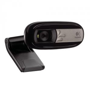 Quickcam C170,  VGA Sensor,  rez. 640 x 480 pixels (max. 1024 x 768 for video capture),  5MP Photos,  Bu