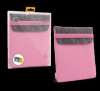 Sleeve for iPad2 / New iPad (Pink),  made of durable flock material
